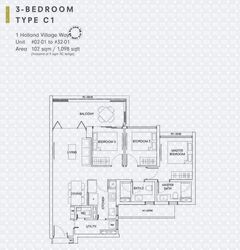 One Holland Village Residences (D10), Apartment #581752211